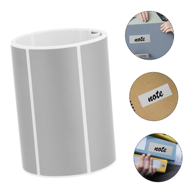 Zdrapki Naklejki Srebrne ZR&Oacute;B WŁASNĄ ZDRAPKĘ DIY 25*65 mm 120 sztuk