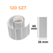 Zdrapki Naklejki Srebrne ZR&Oacute;B WŁASNĄ ZDRAPKĘ DIY 25*65 mm 120 sztuk