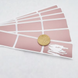 Naklejki zdrapki zdrapka DIY 23x42mm R&oacute;żowy - 100 szt